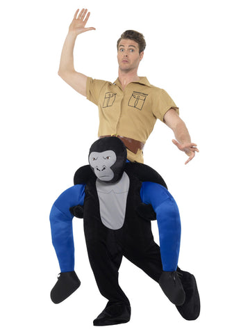 Men's Piggyback Gorilla Costume