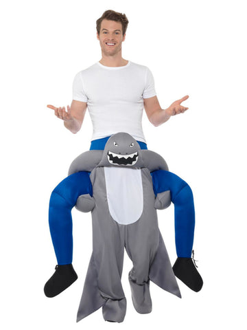 Men's Piggyback Shark Costume