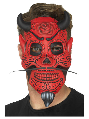Day of the Dead Devil Mask, Adult