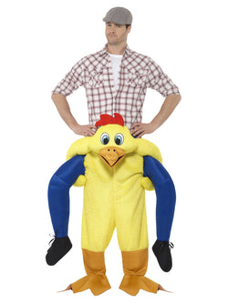 Men's Piggyback Chicken Costume - The Halloween Spot