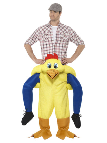 Men's Piggyback Chicken Costume