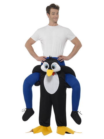 Men's Piggyback Penguin Costume