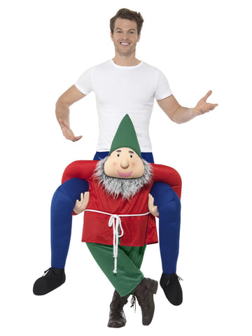 Men's Piggyback Gnome Costume