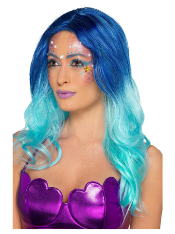 Halloween Make-Up FX, Mermaid Kit, Aqua, with