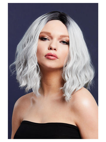 Fever Cara Wig, Two Toned Blend, Ice Silver