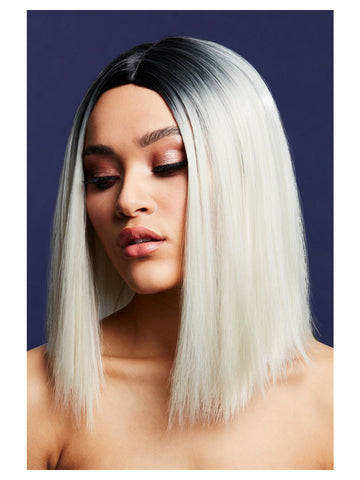 Fever Kylie Wig, Two Toned Blend, Ice Blonde