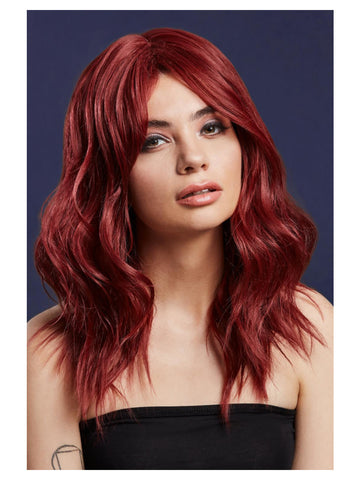 Fever Ashley Wig, Two Toned Blend, Ruby Red