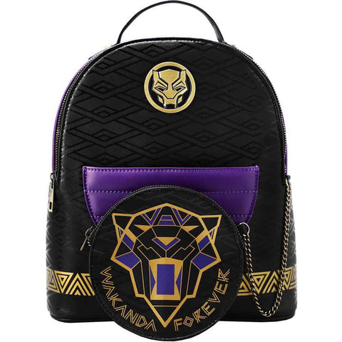 Black Panther Wakanda Forever Mini-Backpack and Coin Purse